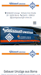 Mobile Screenshot of gebauer-umzuege.de